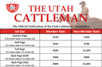 Utah Cattleman Rate Sheet